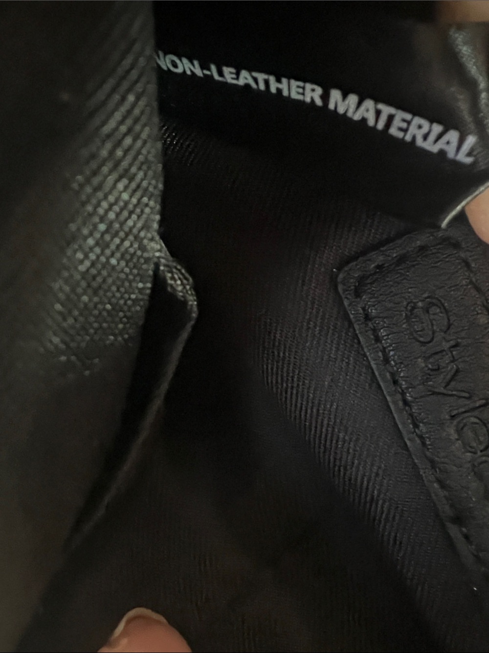 Style & Co. Black Crossbody Bag with Front Zip Pocket - Picture 3 of 5